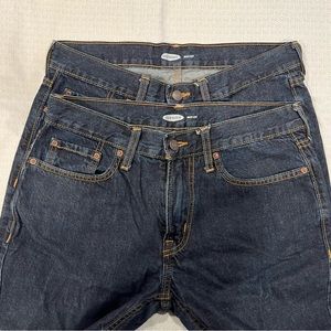 Two Old Navy Mens Boot cut jeans Size 31x30